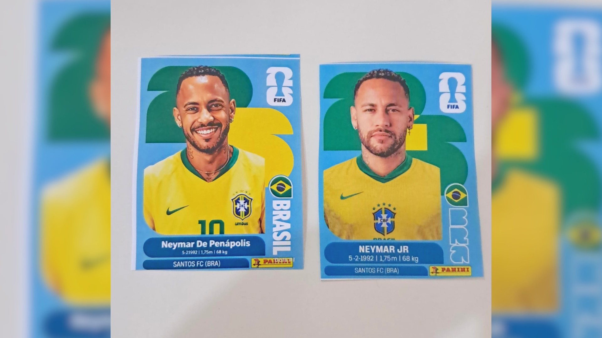Sósia que desistiu do futebol ao perder a visão diz acreditar no hexa do Brasil após convocação de Neymar: 'Parecia que eu ia para Copa'