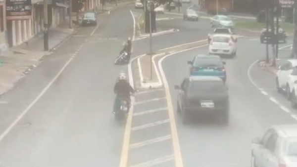 Motociclista morre atingido por outro motociclista em Uberaba