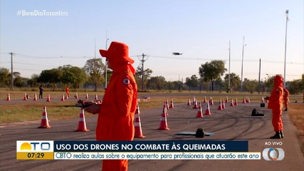 Corpo de Bombeiros realiza treinamento com drones em Palmas