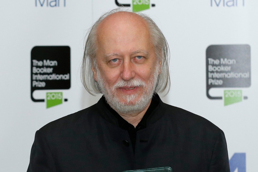 László Krasznahorkai, Nobel de Literatura em 2025 — Foto: Matt Dunham/AP