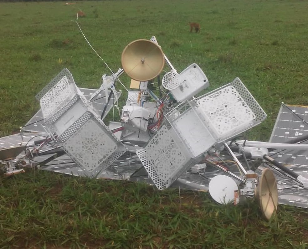 Suposto balão satélite do Google responsável por levar internet cai em  propriedade rural de MS, Mato Grosso do Sul
