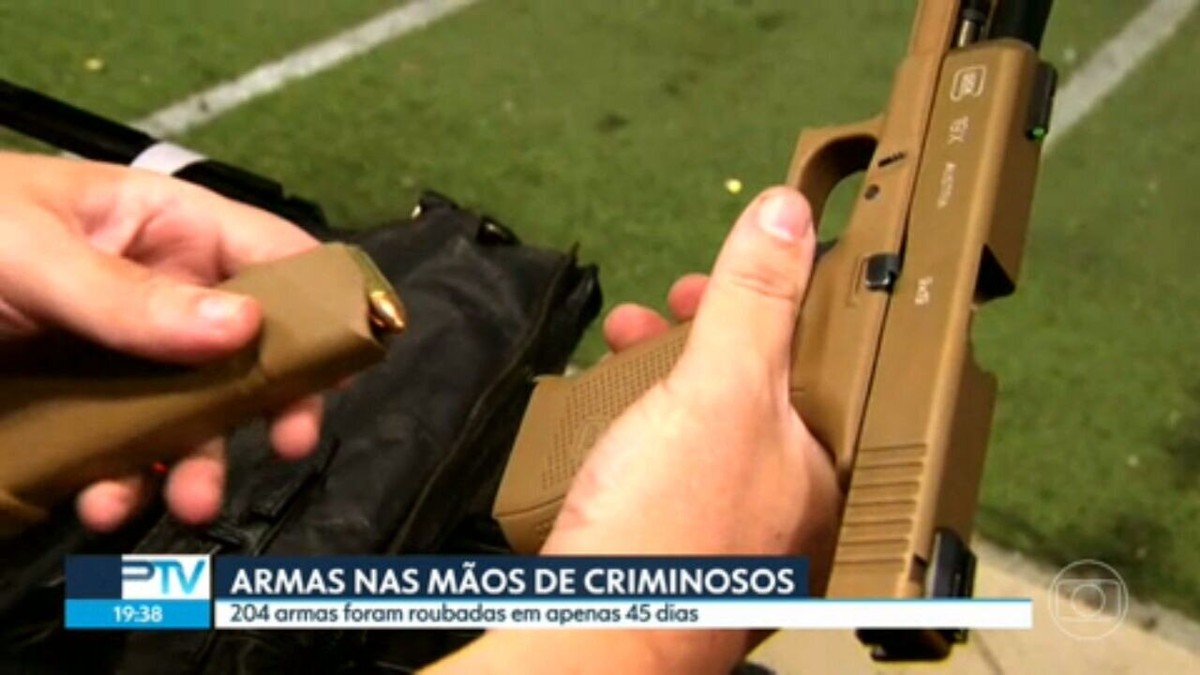 Mais de 200 crimes em São Paulo foram feitos com armas de