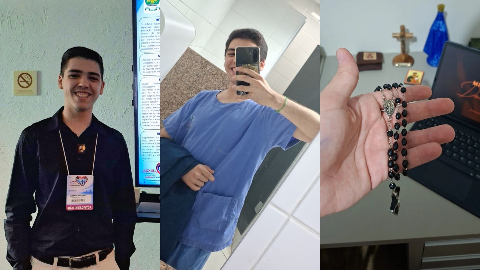 'mais que nunca' — Estudante piauiense que viralizou por rezar terço todo dia ao estudar para o Enem mantém rotina de fé na USP