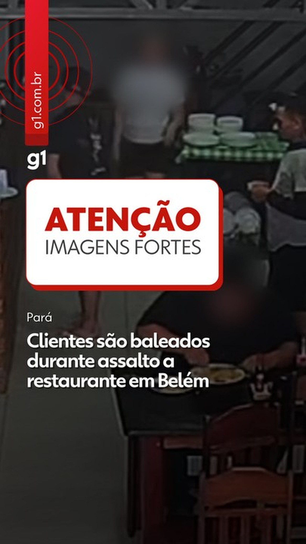 Clientes são baleados durante assalto a restaurante no centro de Belém