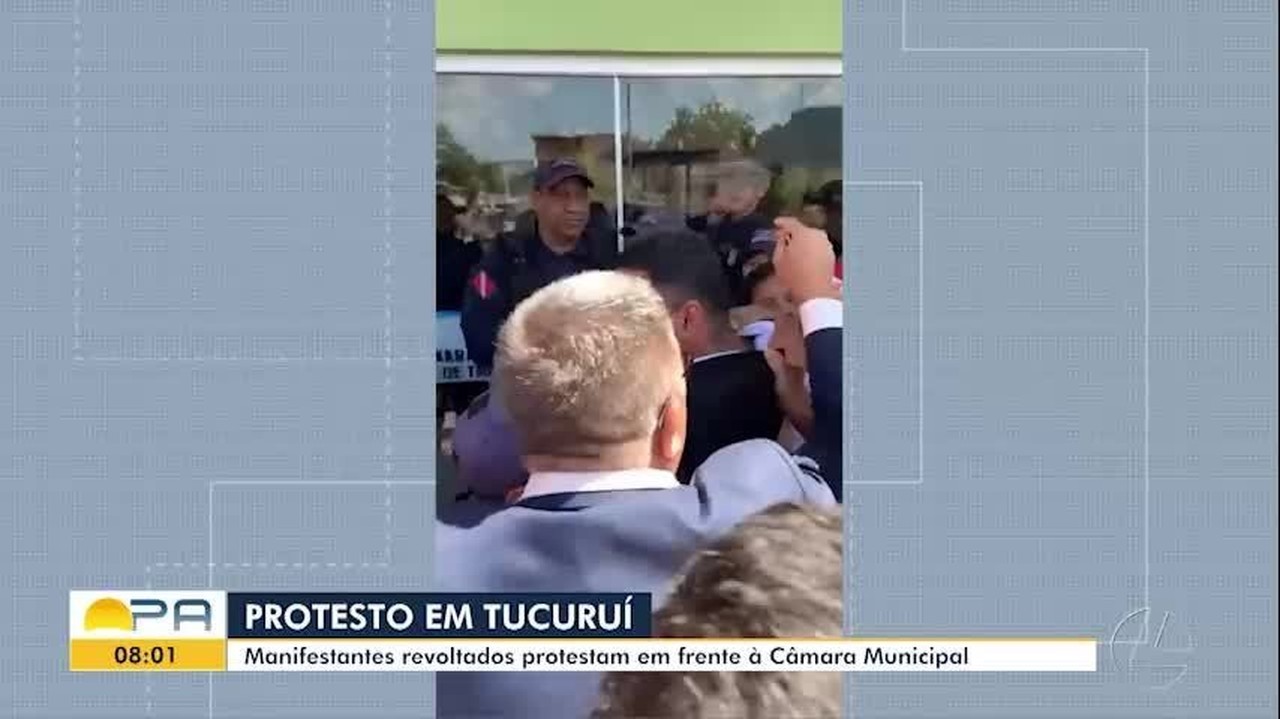Protesto no sudeste do Pará termina em confusão durante eleição da nova mesa diretora da Câmara Municipal