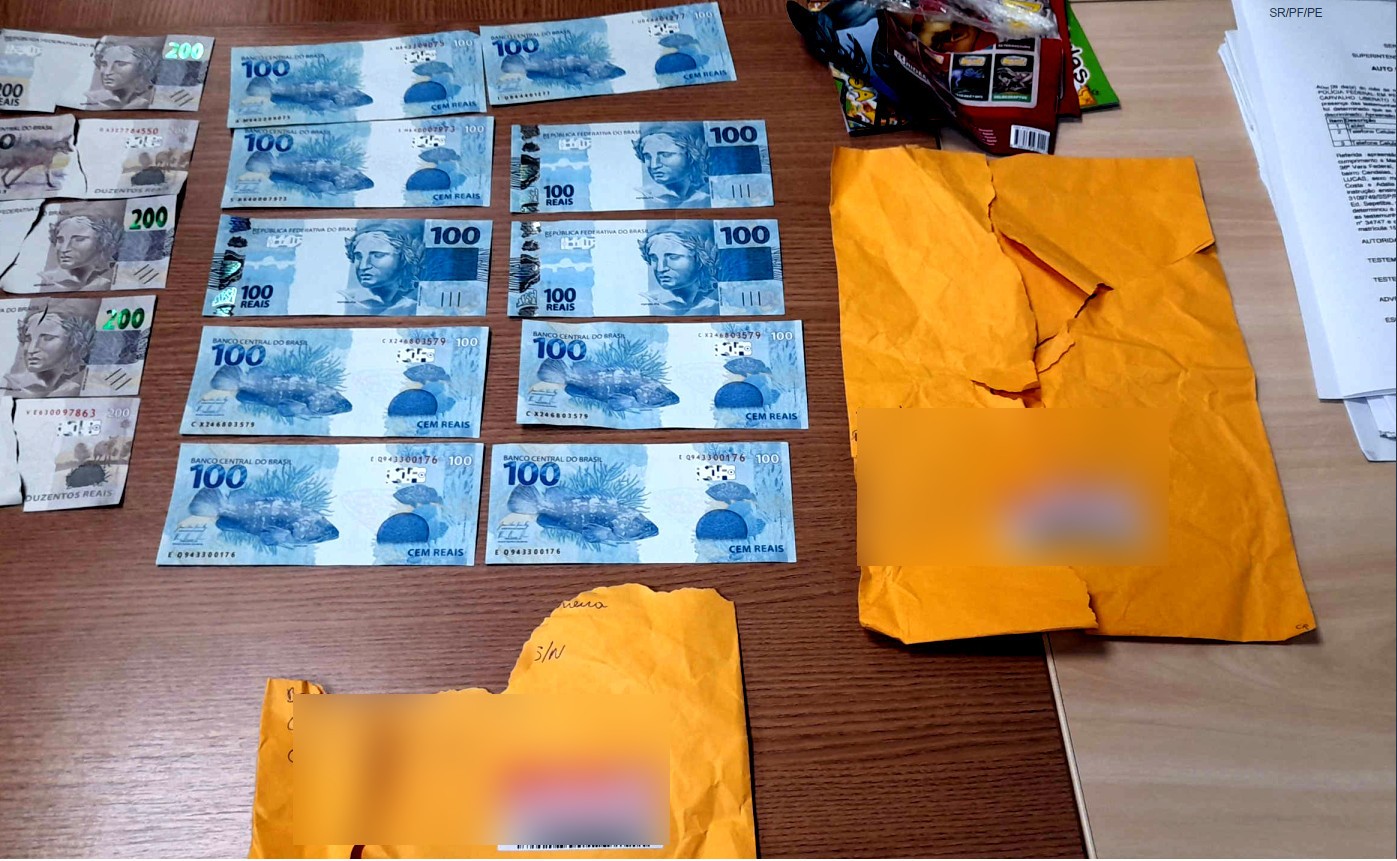 Vigilante é preso em casa após fugir de agência dos Correios com encomenda de R$ 2 mil em notas falsas