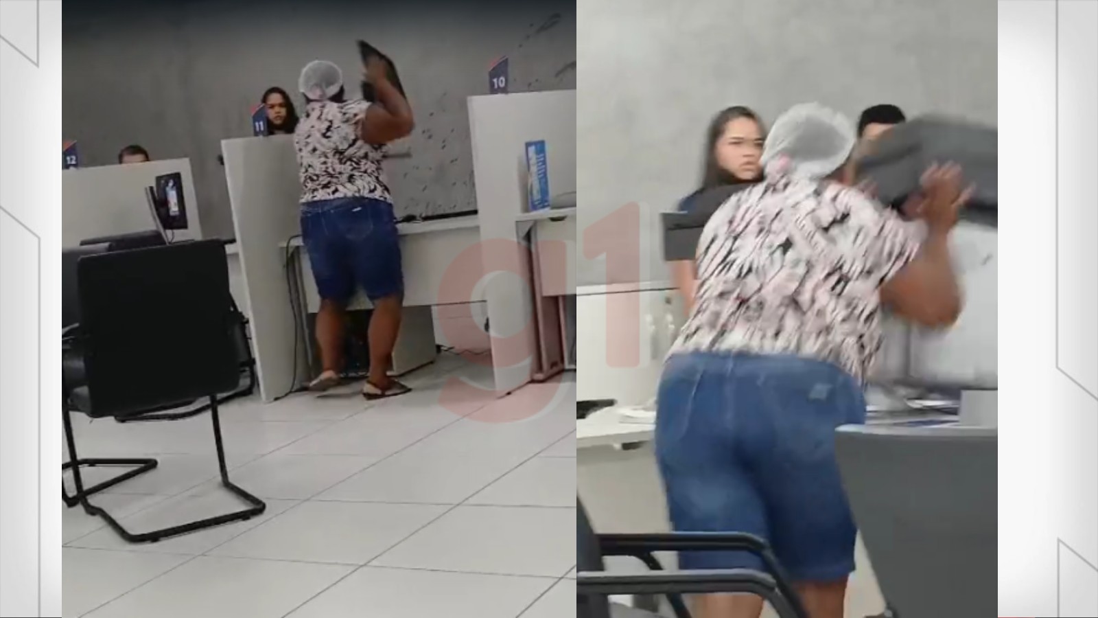 VÍDEO: Cliente quebra equipamentos de distribuidora de energia e denuncia falta de luz em Teresina