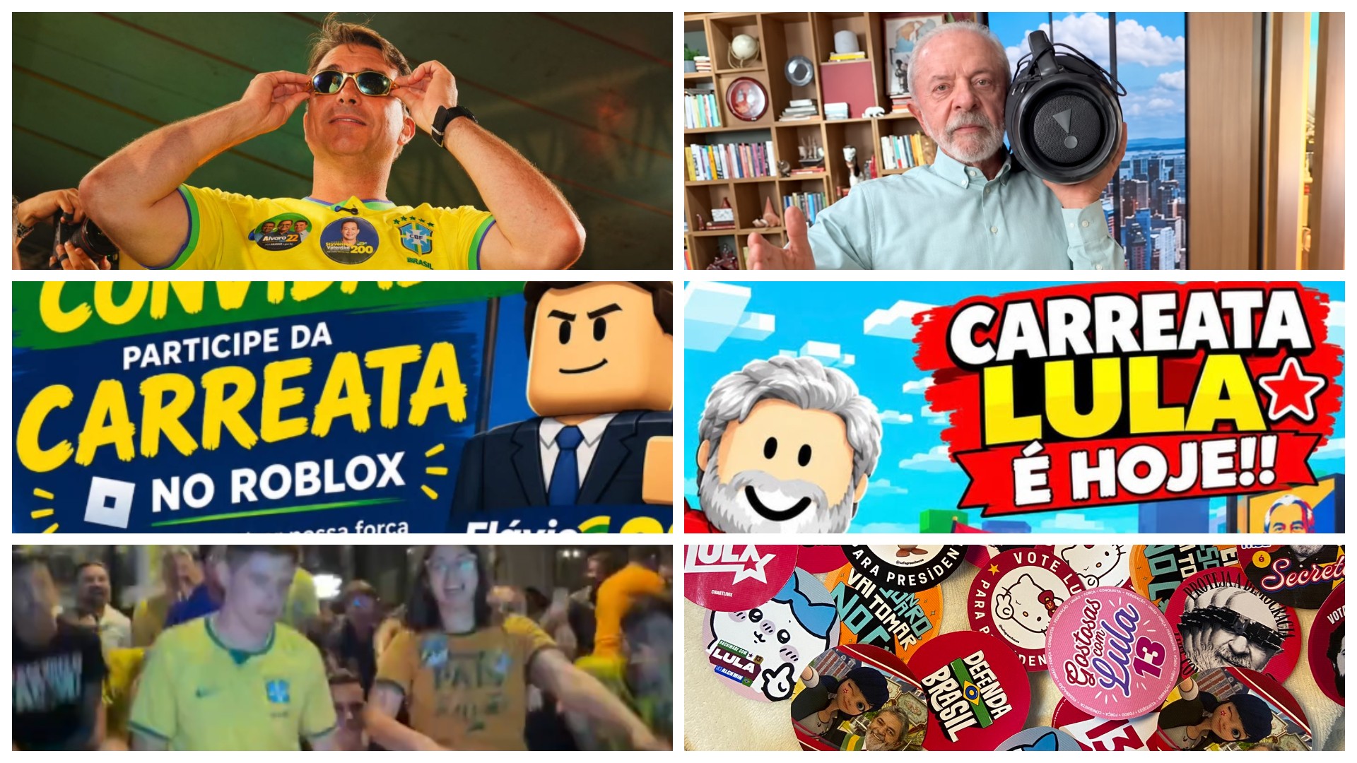 Roblox, fandoms e bloquinho: como a  geração Z entrou na disputa entre Flávio e Lula