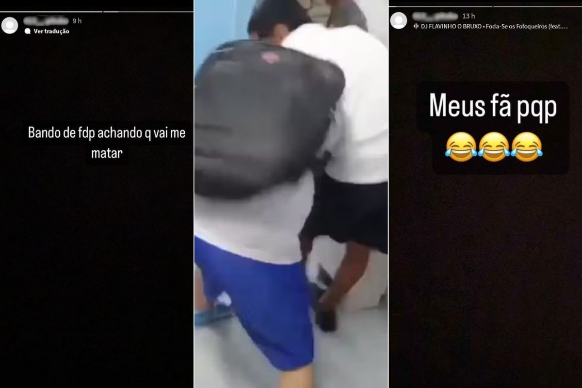 Menino que agrediu Carlinhos na escola responde às ameaças após a morte do colega: 'meus fãs'