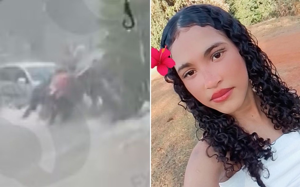 Sarah Jamilliy Silva Costa, de 13 anos, foi resgatada após ser arrastada por enxurrada, em Goiás — Foto: Arquivo pessoal/Samara Silva Costa