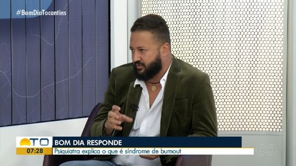 Especialista fala sobre sintomas da síndrome de burnout no Bom Dia Responde