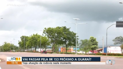Veja situação da BR-153 em rodovia próxima de Guaraí