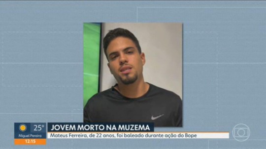 Influenciador morre baleado na Muzema, Zona Oeste do Rio - Programa: RJ1 