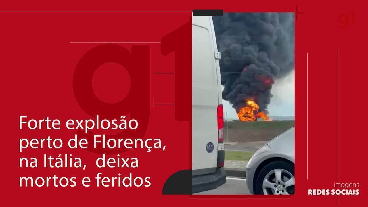 Explosão perto de Florença, na Itália, mata duas pessoas; VÍDEO mostra chamas