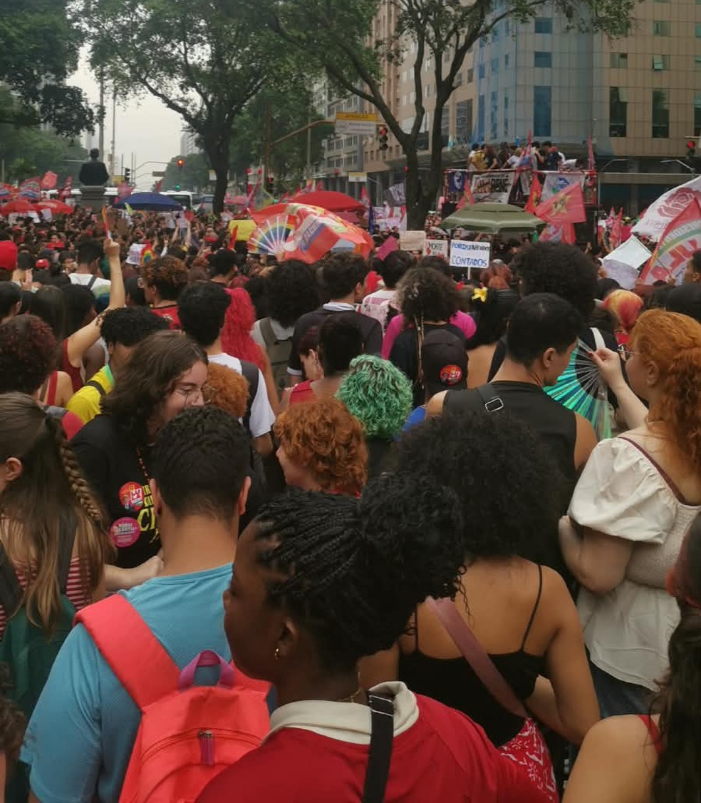 Divulgação do evento diz que objetivo é mostrar que os jovens estão mobilizados para defender a democracia — Foto: Giovanni Navarro