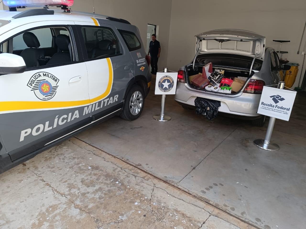 Com mercadorias avaliadas em quase R$ 50 mil, homem é detido por descaminho na Rodovia Raposo Tavares, em Caiuá