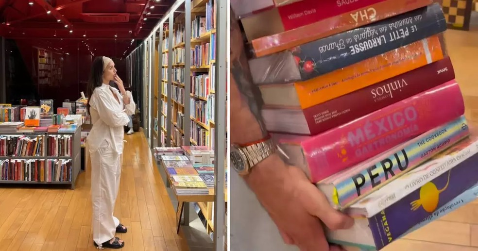 Rafa Kalimann e Nattanzinho em vídeos postados pela ex-BBB — Foto: Reprodução