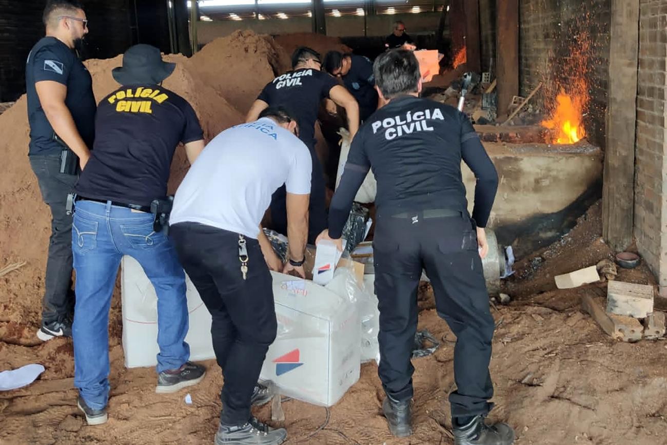 Mais de 90 quilos de drogas são incineradas em Moju, nordeste do Pará