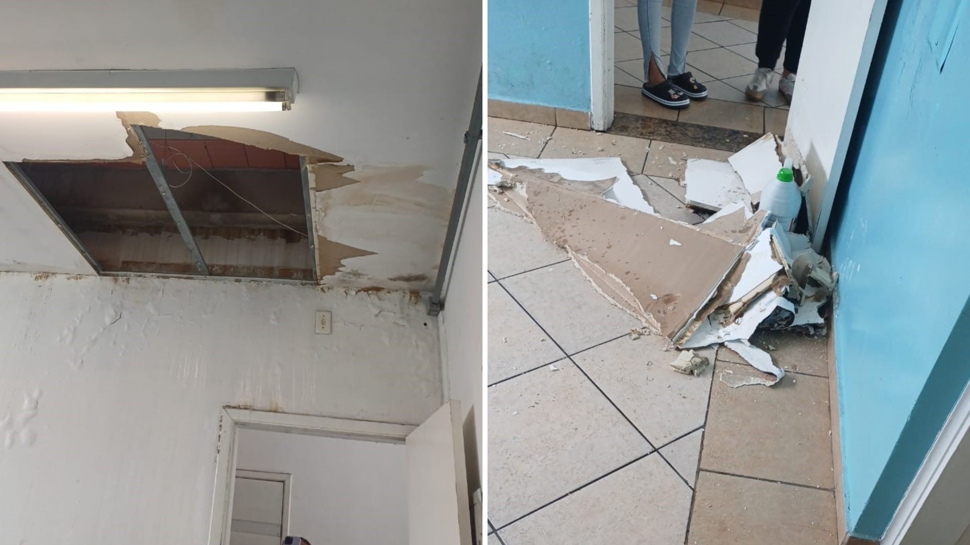 Pais denunciam problemas estruturais em escola municipal de Sorocaba: 'Goteiras e mofo'