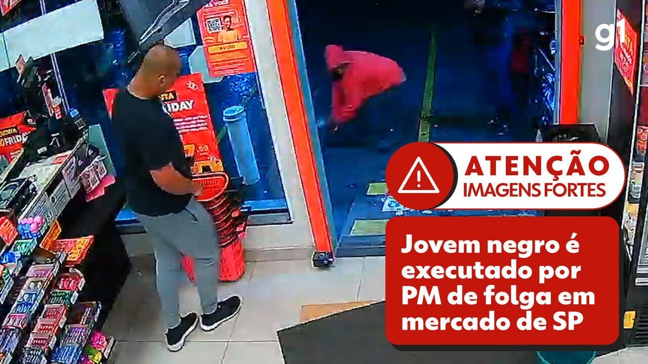 PM que executou homem negro pelas costas em frente a mercado em SP é preso