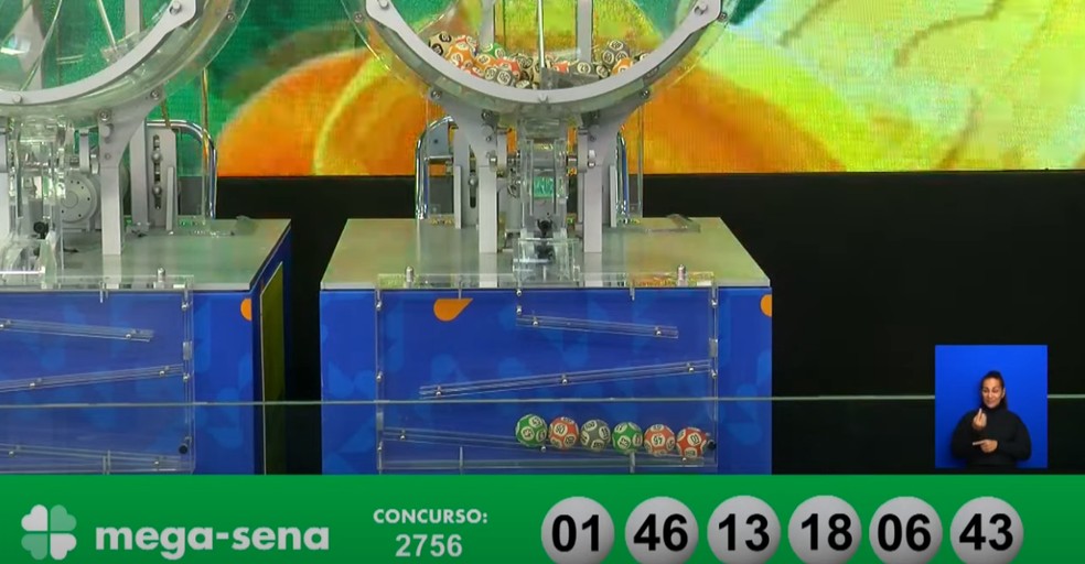 Mega-Sena, concurso 2.756 — Foto: Reprodução/Caixa