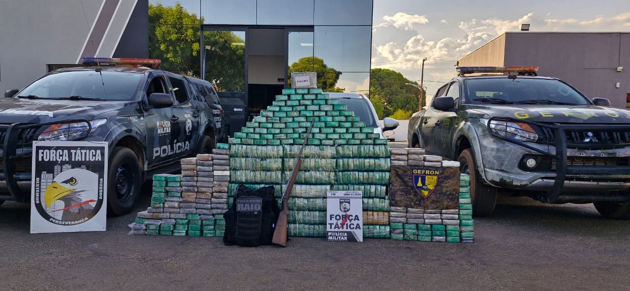 Motorista é preso por guardar mais de 450 quilos de cocaína em depósito em MT 