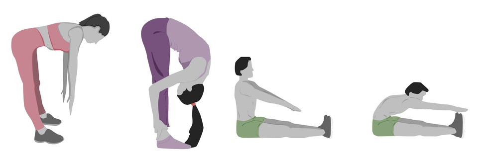 Teste de flexibilidade, sentar e alcançar (ou teste de flexibilidade pelo banco de Wells) — Foto: arte g1