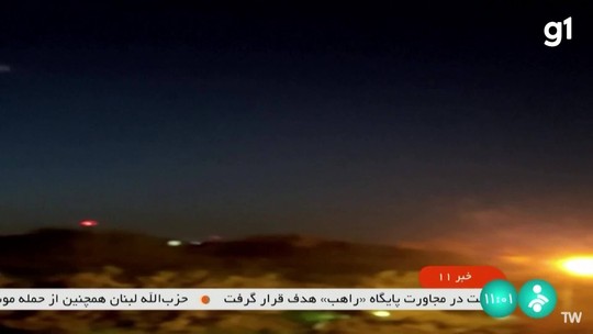 TV iraniana mostra explosões e mais VÍDEOS do dia