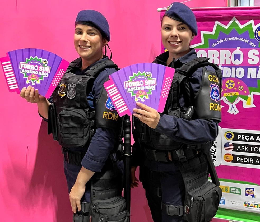 Campanha conscientiza forrozeiros do São João de Campina Grande contra o assédio — Foto: Divulgação/PMCG