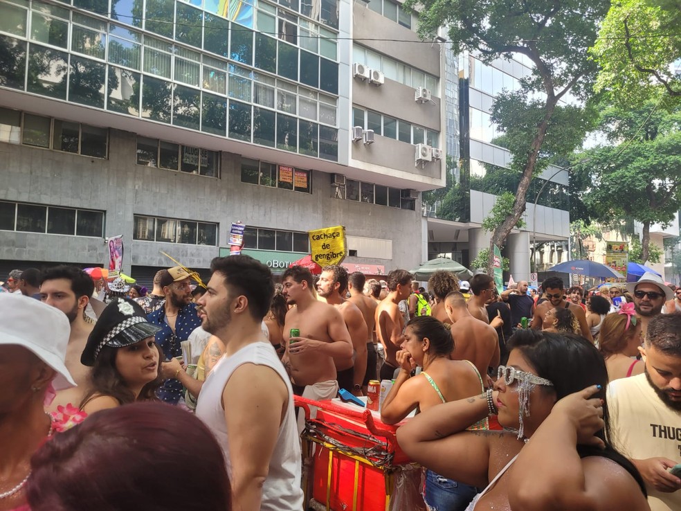 Bloco Ibrejinha agita foliões no Centro do Rio — Foto: Caio Fiusa/Arquivo Pessoal