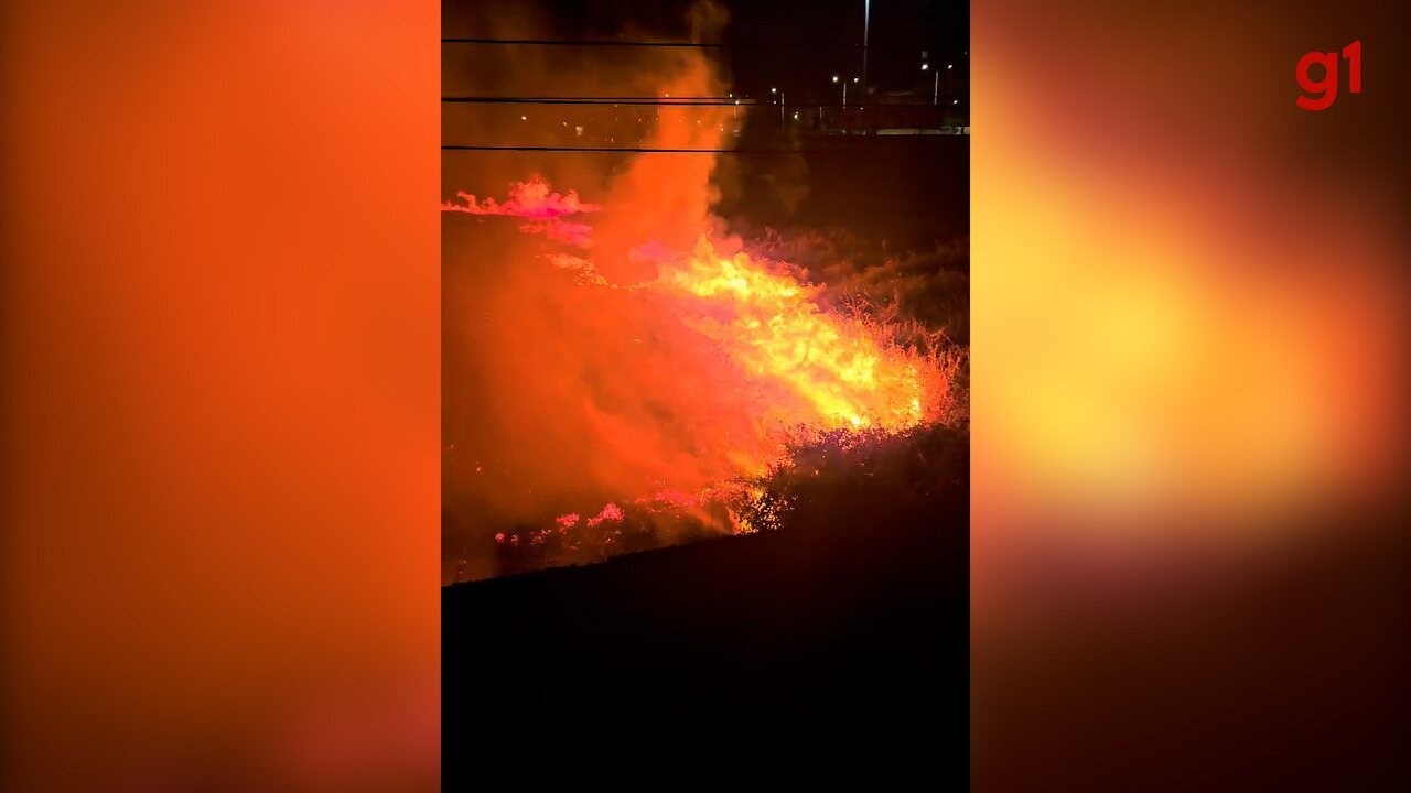 VÍDEO: Incêndio atinge terreno na região da Península, em São Luís