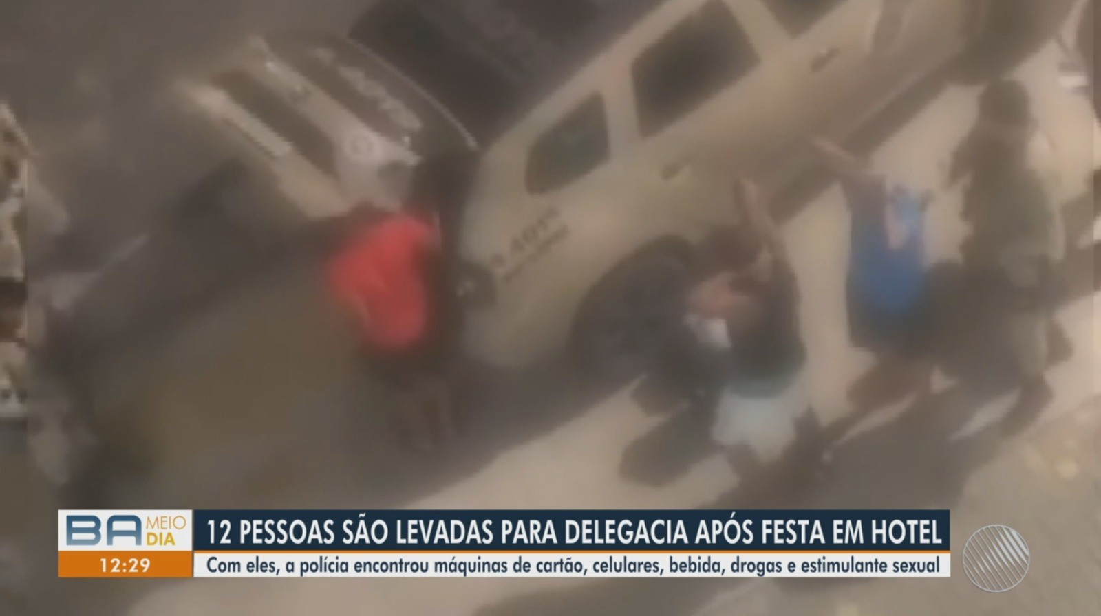 PM interrompe festa com 12 pessoas em motel de Salvador; drogas, bebidas e estimulantes sexuais foram apreendidos