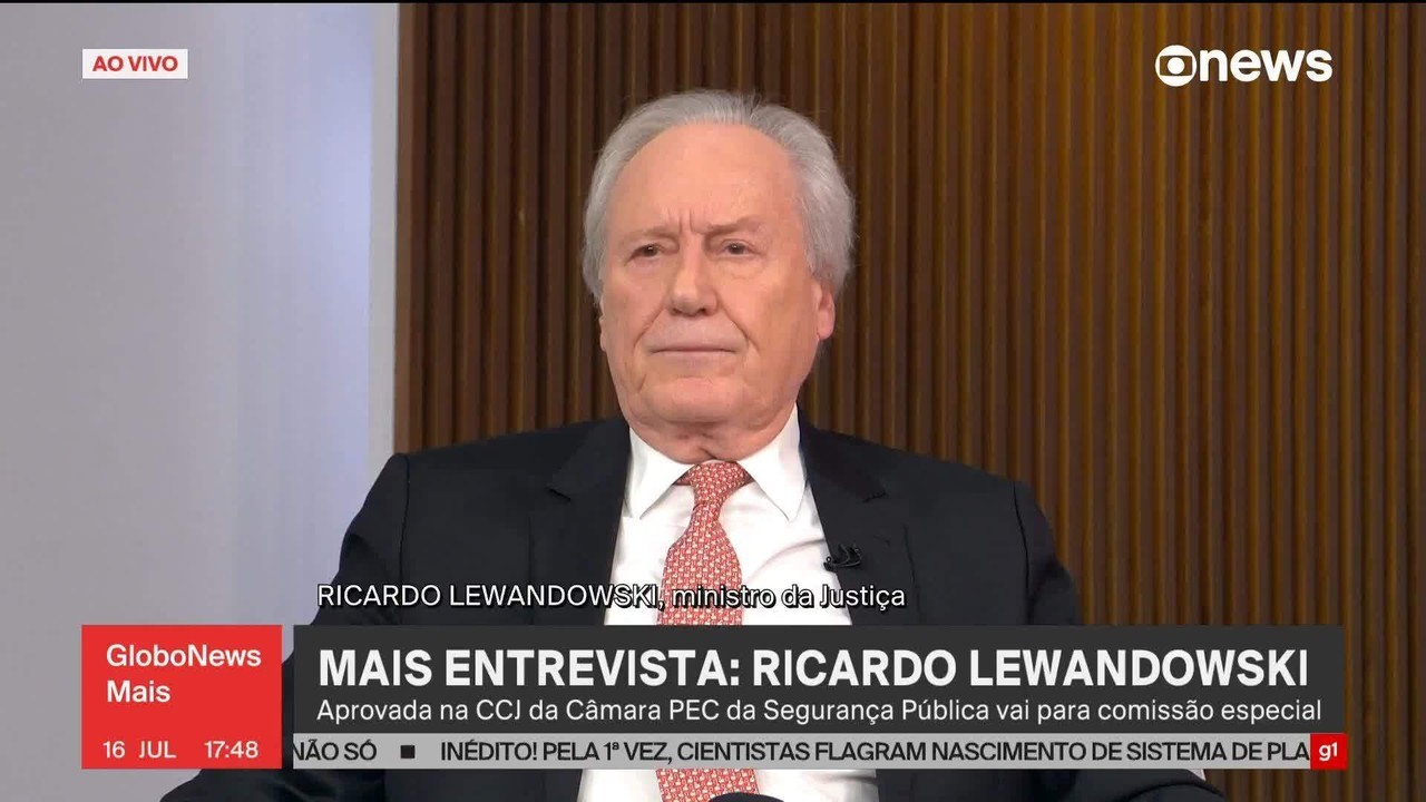 'Temos que ter uma resposta pragmática, não institucional', diz Lewandowski sobre taxa de Trump