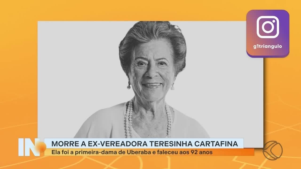 Morre, aos 92 anos, Teresinha Cartafina, ex-primeira-dama e ex-vereadora de Uberaba