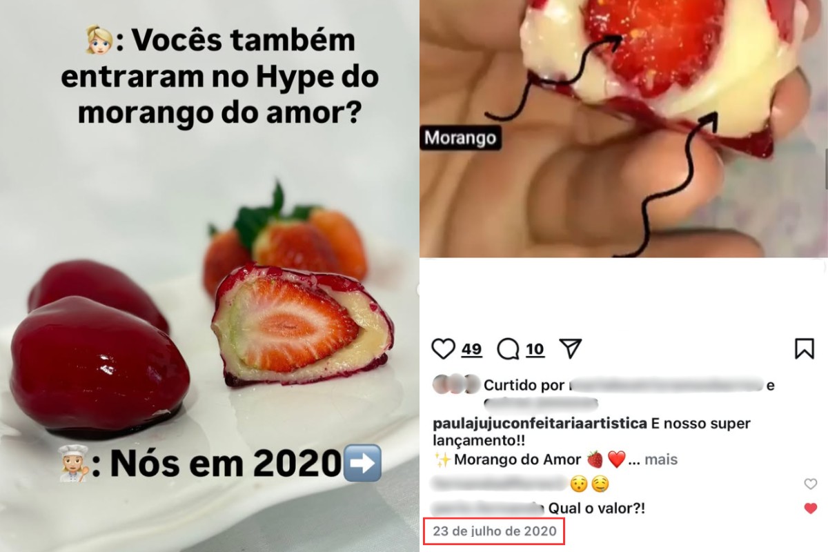 Doceiras de Tatuí que vendem 'morango do amor' desde 2020 reivindicam título de criadoras da receita