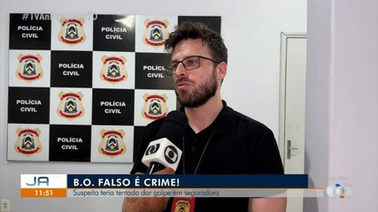 Homem é indiciado por fazer boletim de ocorrência falso
