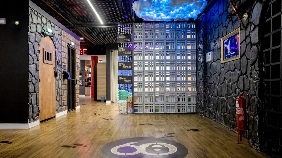 Espaço da 60 minutos Escape Game no ParkShopping, no DF. — Foto: reprodução