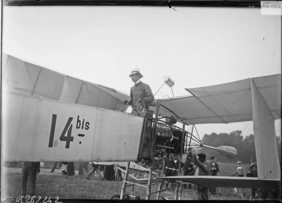 Santos Dumont — Foto: Bibliothèque Nationale de France/BBC