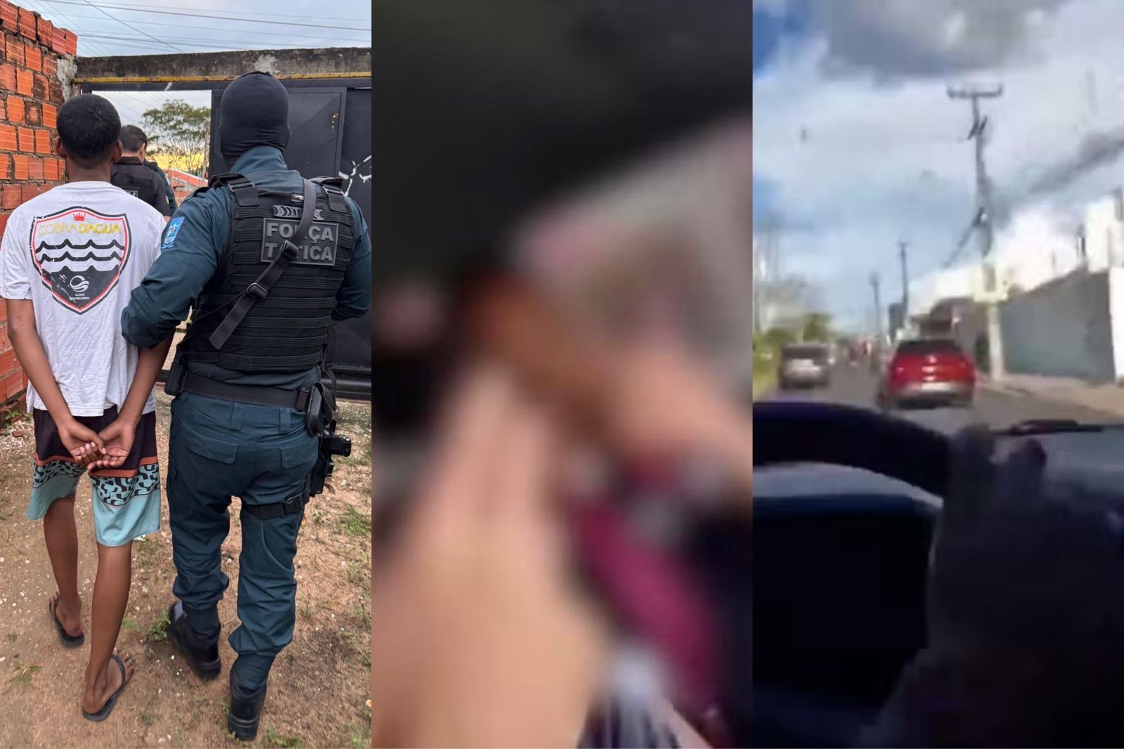 Adolescentes são apreendidos suspeitos de roubar carro de motorista de app e atropelar casal em Teresina