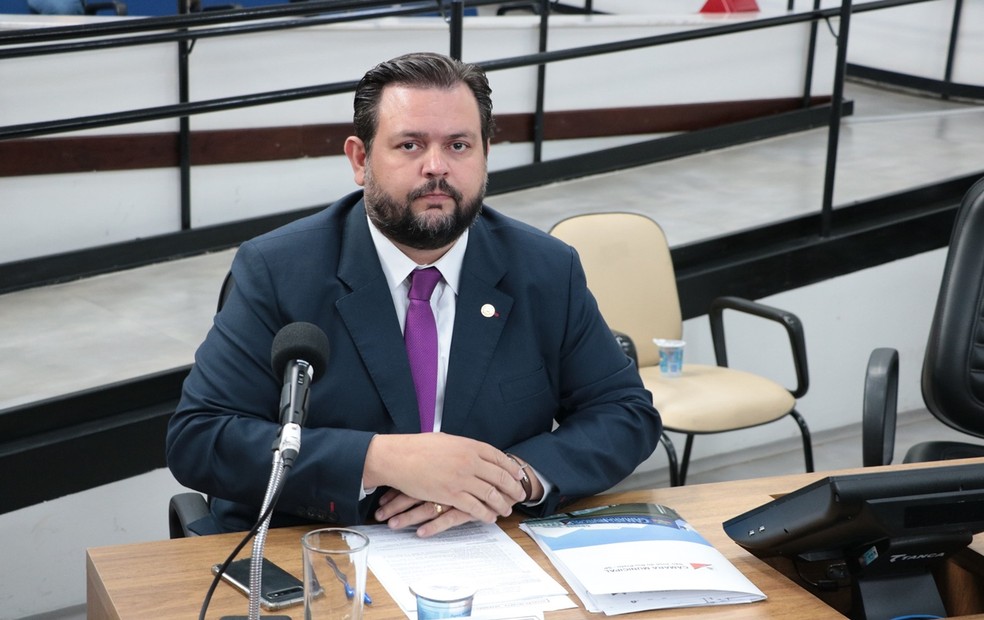 Anderson Branco (Novo) é vereador de Rio Preto. — Foto: Divulgação/Câmara Municipal de Rio Preto 