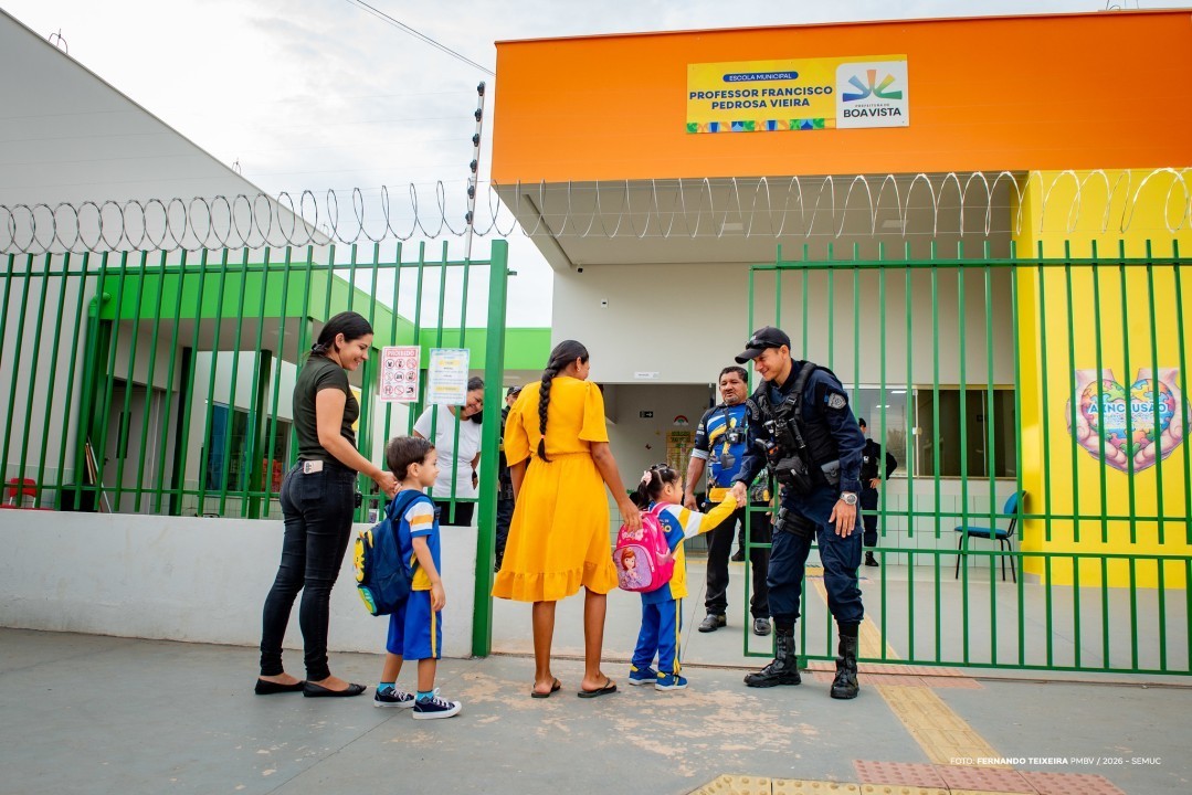 Ronda Escolar garante tranquilidade nas escolas de Boa Vista