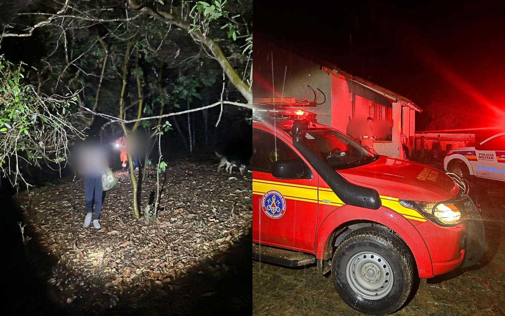 Mulheres e menino de 4 anos são resgatados após se perderem em trilha na Serra da Pimenta, em MG