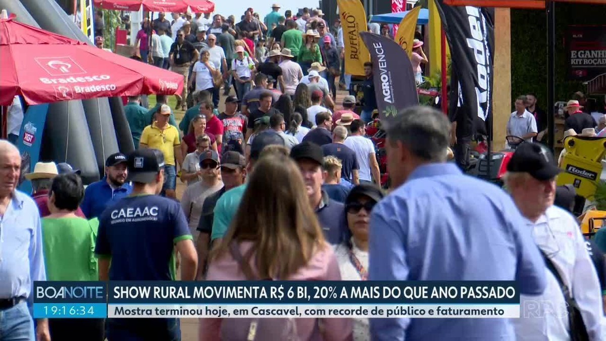 Cascavel Rural Show ends with an audience of 391 thousand visitors and R.1 billion in business, says organization