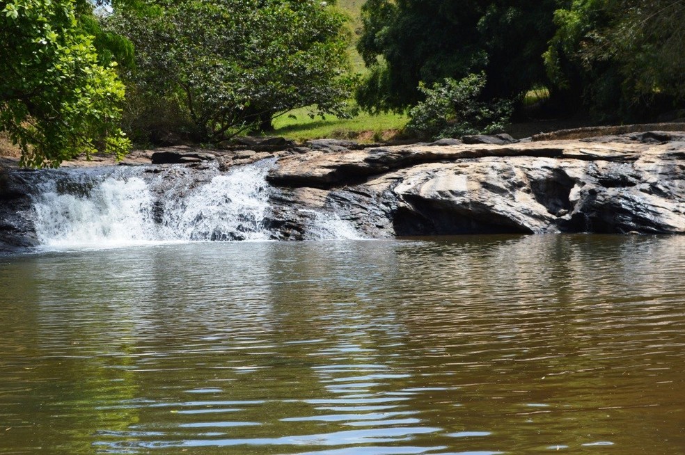 Cachoeira do Jaime, em Eugenópolis, foto de arquivo — Foto: Reprodução/Redes Sociais