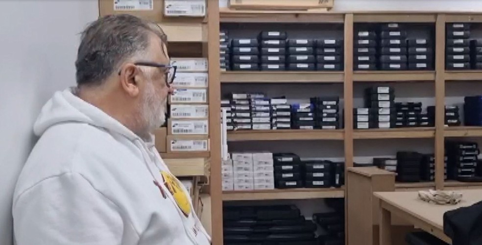 Eduardo Bazzana foi preso suspeito de fornecer armas a facção do Rio de Janeiro — Foto: Reprodução/EPTV