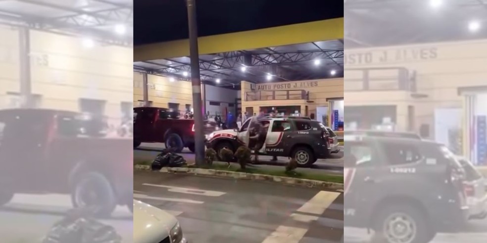 1 de 1
Motorista é preso após realizar manobras e bater em viatura da PM em Quatá (SP) — Foto: Redes sociais