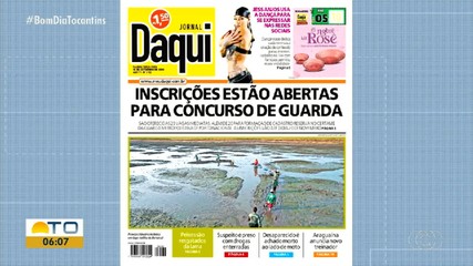 Regaste de peixes durante a seca na Ilha do Bananal é destaque no Jornal Daqui