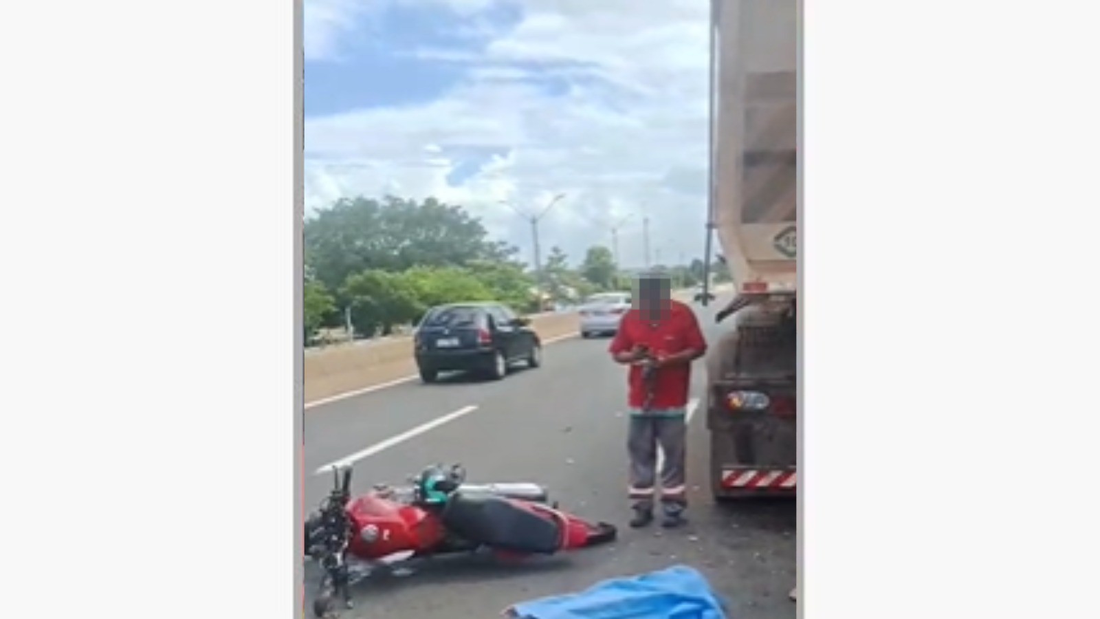 Motociclista morre em acidente na BR-316, na Zona Sul de Teresina