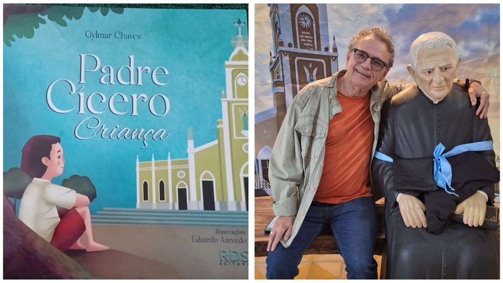 O escritor Gylmar Chaves lançou o livro "Padre Cícero criança". — Foto: Arquivo pessoal