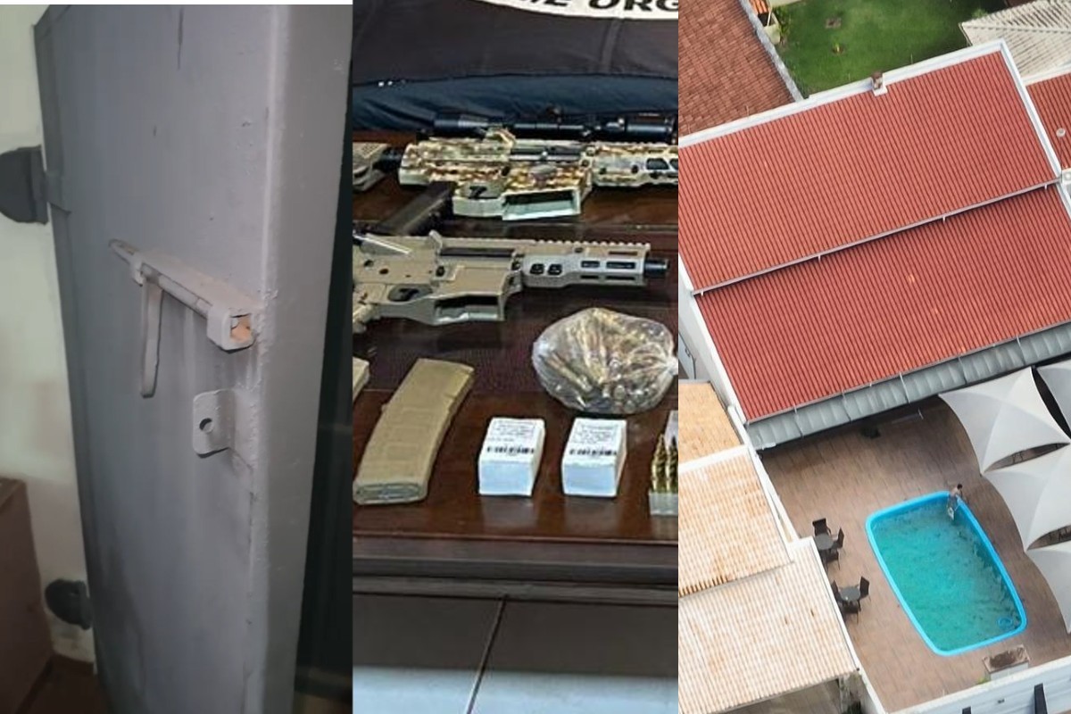 'Fortaleza do crime': Chefe de facção é preso em casa blindada em meio a arsenal na fronteira com o Paraguai